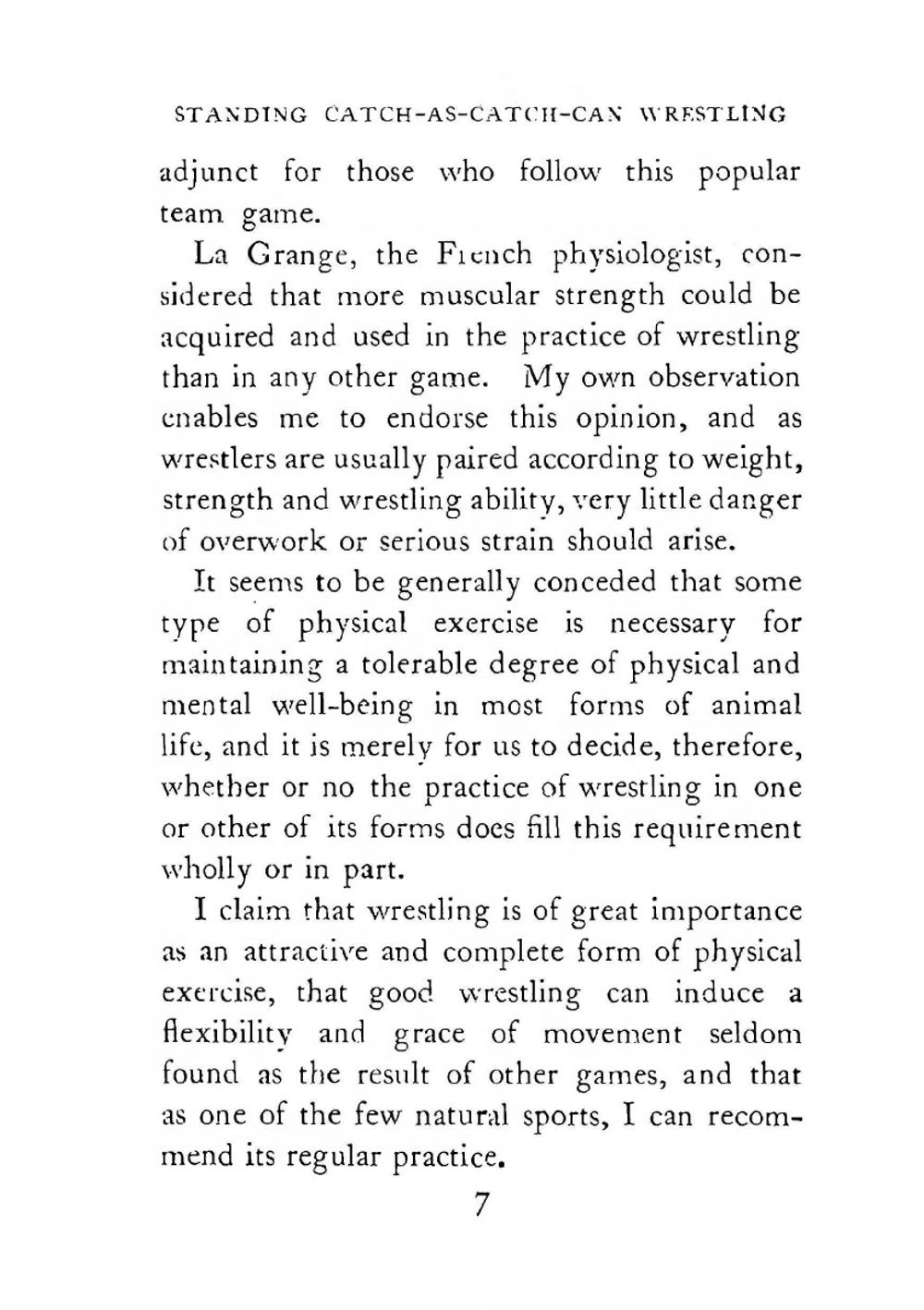 Standing Catch-As-Catch-Can Wrestling. (Bacon's Style) | S.V. Bacon