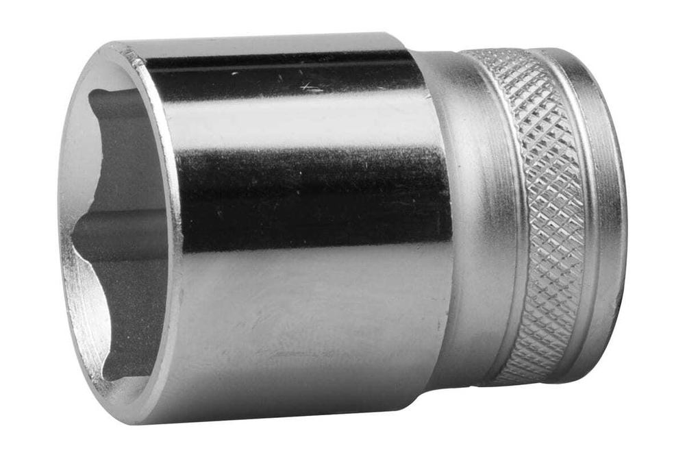 Торцовая головка "INDUSTRIE QUALITAT" хромосатинированная (FLANK, 1/2", 27 мм) Kraftool 27805-27_z01