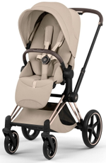 Коляска Cybex Priam V Rosegold Style Collection 2 в 1 Cozy Beige