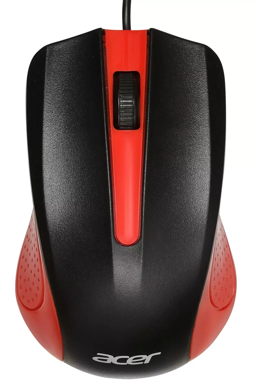Мышь Acer OMW012 черный/красный оптич. 1200dpi USB 3but (ZL.MCEEE.003)