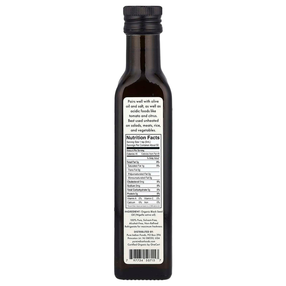 Pure Indian Foods, масло чёрного тмина, 250 мл