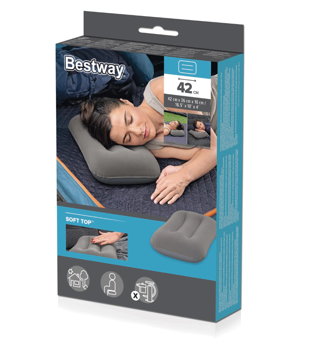 Надувная подушка 42х26х10см, АССОРТИ, BESTWAY,67121