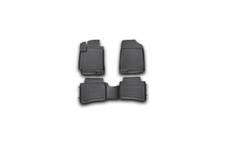 Коврики в салон для HYUNDAI Solaris (I, Iр), 2010-2017, 4 шт. (полиуретан) Element.NLC.20.41.210H