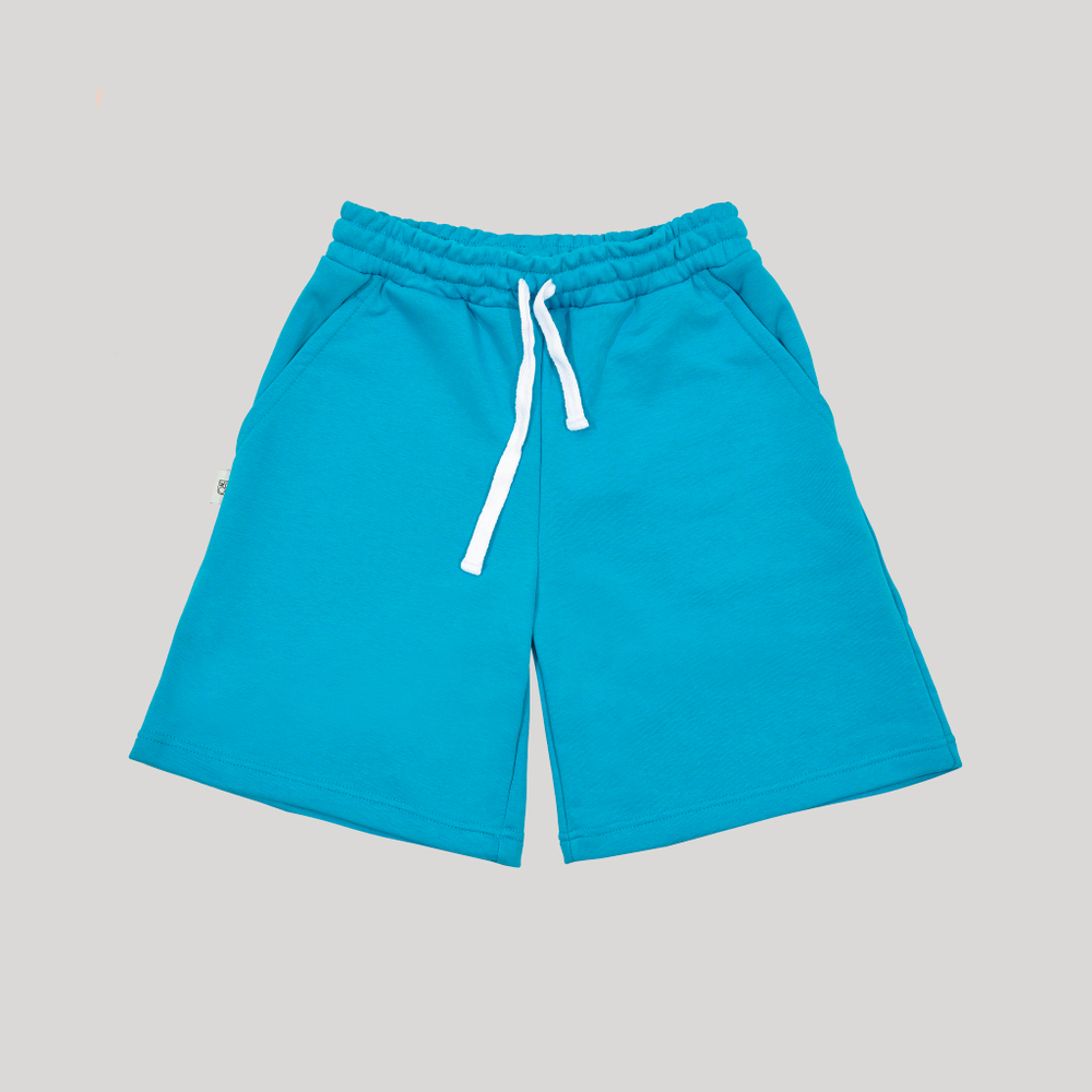 Wide Shorts Blue Jewel