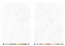 Раскраска по номерам Coloriages mysteres Disney - Природа, 128стр.