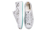 Converse Jack Purcell Full Print Letter Casual Skid-Resistant Low Panel Shoes