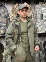 Демисезонный костюм Фаворит Исландия Вожак -10, утеплённый, олива