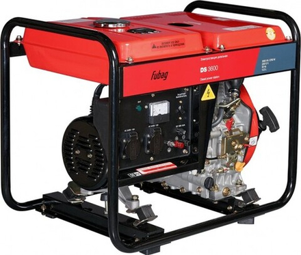 Электростанция дизельная с воздушным охлаждением FUBAG DS  3600 открытая 838210