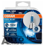 Автолампа H8 12V 35W (PGJ19-1) Osram 4200K COOL BLUE intens (64212CBI-HCB_DuoBox) к-т