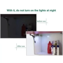 Светодиодная подсветка в шкаф на петлю/светильник встраиваемый в шкаф/подсветка для мебели/лампочка/лампа автоматическая