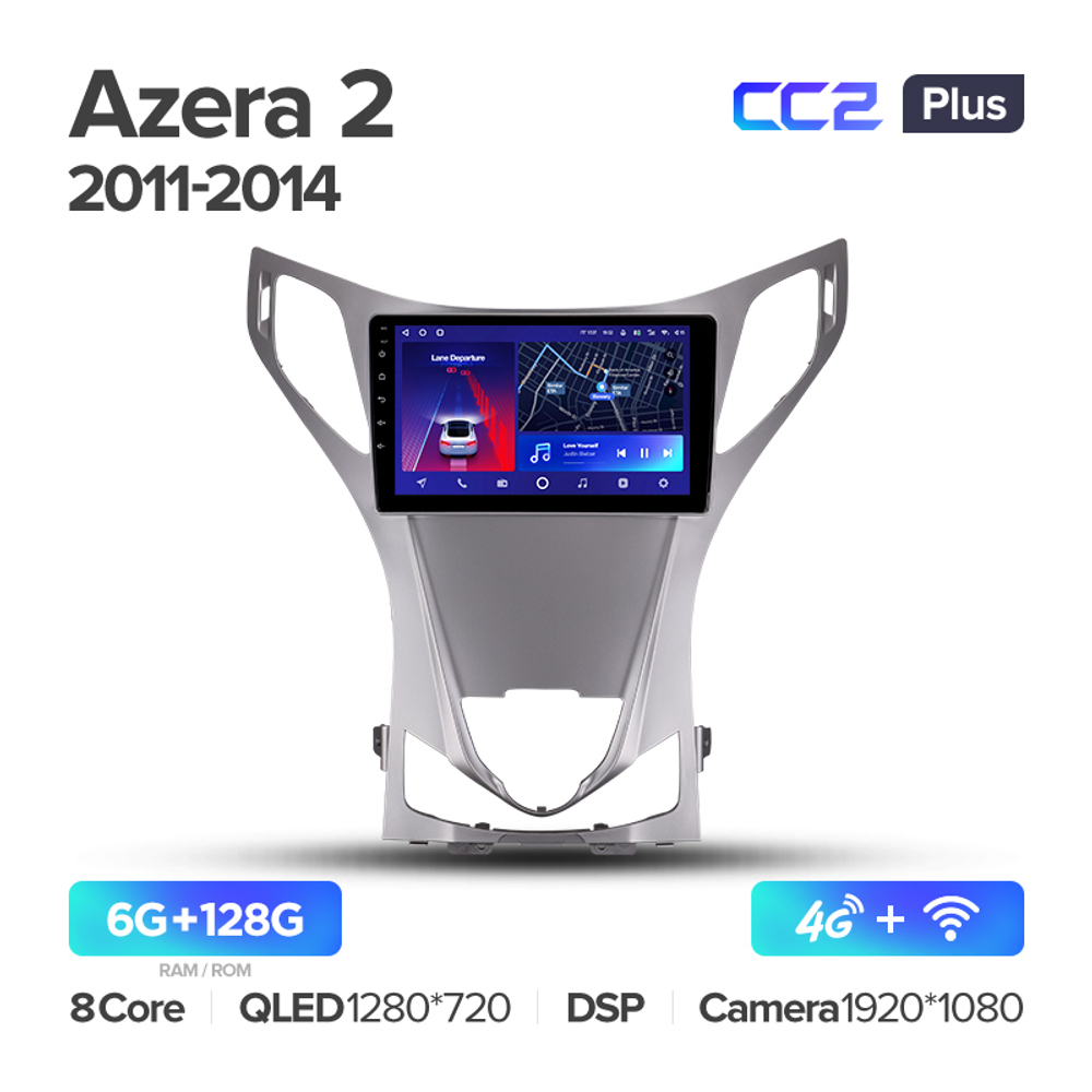 Teyes CC2 Plus 9" для Hyundai Azera II 2011-2014