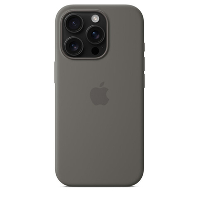 Silicone Case with MagSafe Stone Gray iPhone 16 Pro Max / 16 Pro