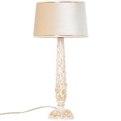 Настольная лампа Лето Айвори Тюссо Светло-жёлтый