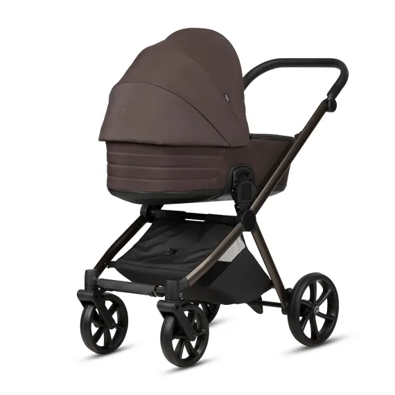 Коляска 3 в 1 Tutis Mio 3+ Essential Coffee Brown