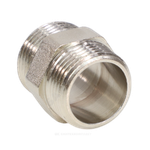 Ниппель латунь никель Ду 32 (1 1/4") НР VALFEX VF.582.N.114