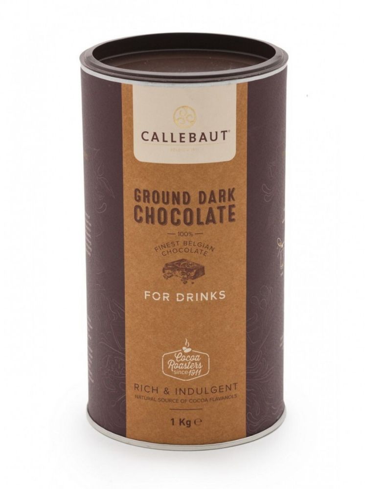 Шоколад темный тертый Callebaut порошок (Пакет 1кг)