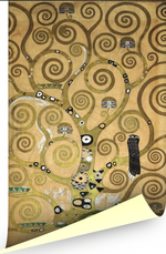 Фрагмент картины Древо Жизни, Густав Климт, печать на холсте Настене.рф