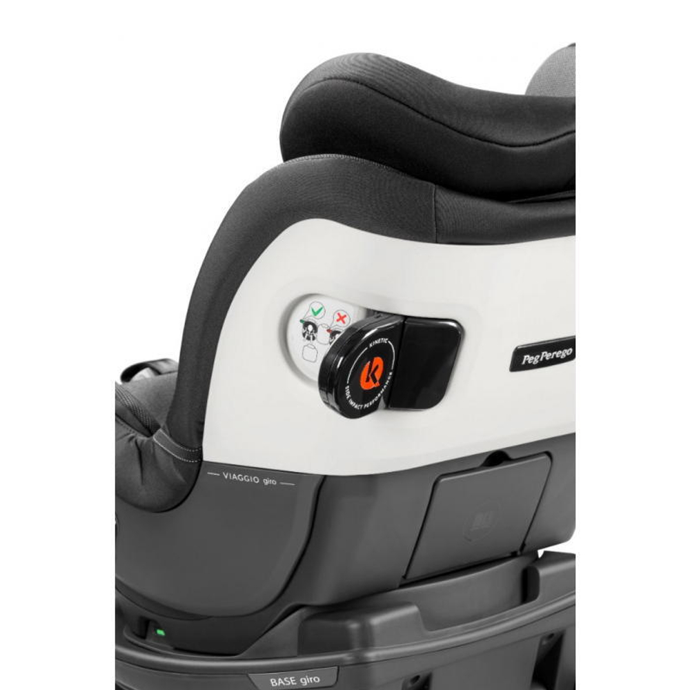 Автокресло Peg Perego Viaggio Giro (9-18 кг) с базой 360 Isofix Crystal Black