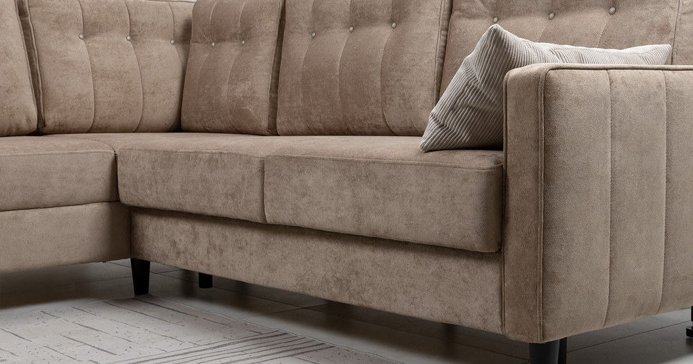 Арно Диван - кровать угловой (Арт. ТД 565 Лаки 04 (песочный))