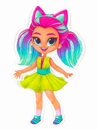 Игра на липучках. Весёлые липучки «Наряди куклу»