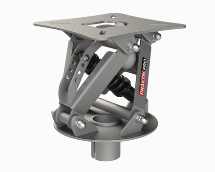 Стойка амортизационная Практик 200 Q V2, быстросъем, оцинкованная, серая