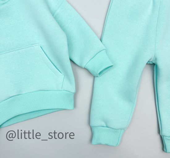 Комплект из футера с начесом "Bright" Мята