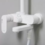 Душевая система WasserKraft Mindel 8500 SET2630 белый Soft-touch