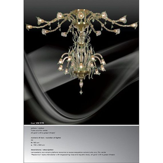 Потолочный светильник IL Paralume Marina Luxury Chandeliers VM515 (Италия)