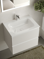 Тумба с раковиной Sancos Snob R 60 см SNR60W bianco