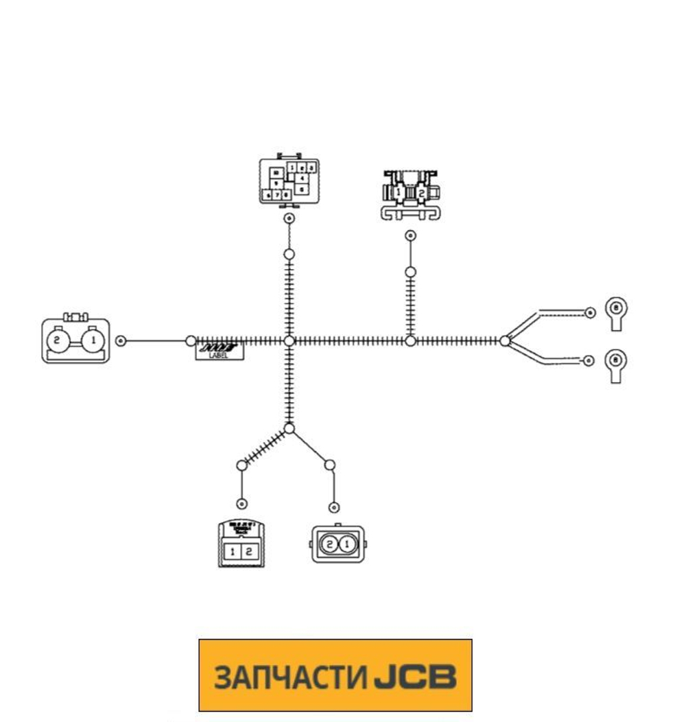 Жгут проводов JCB 721/11846