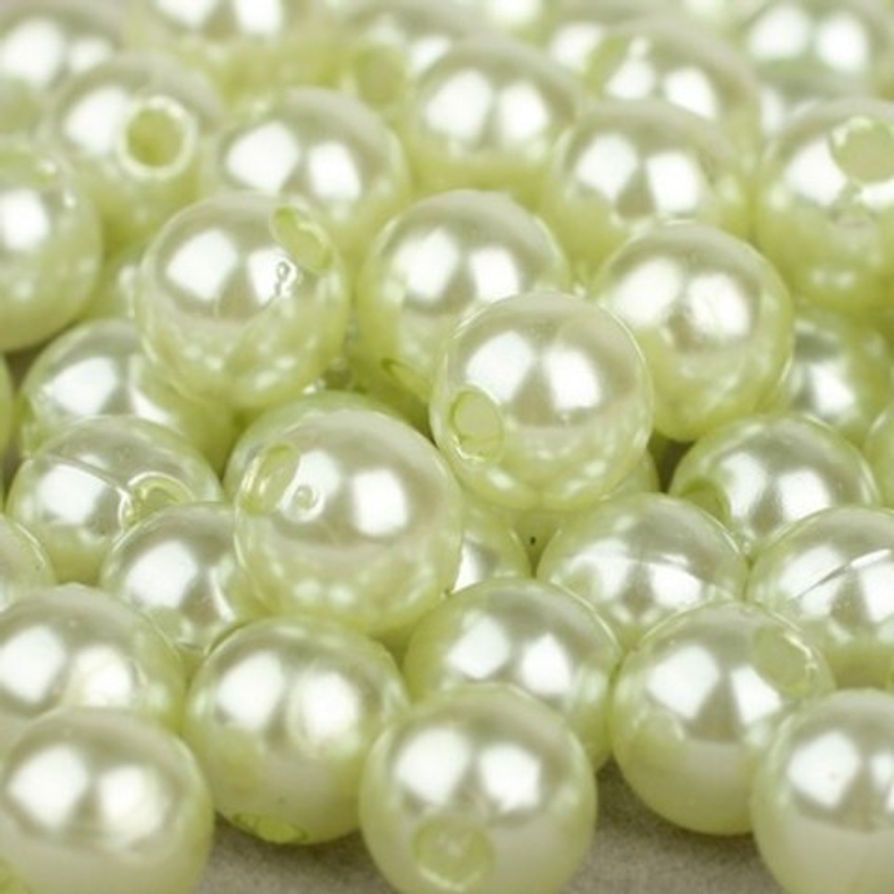 Бусы пластиковые -8мм-25г-Colibry