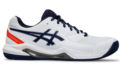 Мужские кроссовки теннисные Asics Gel-Dedicate 8 Clay - white/blue expanse