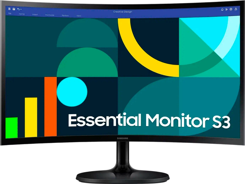 Монитор 24" Samsung Essential S3 LS24D364GAIXCI
