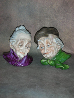 Статуэтка. Фарфор. Любовь и годы бюсты. Capodimonte. Италия
