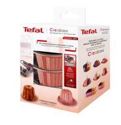 Набор из 3 форм Tefal Creabake Cannele 7,7х4,7 см J3059004