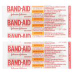 Band Aid, лейкопластыри, защита от инфекций, с Neosporin, 20 разных размеров
