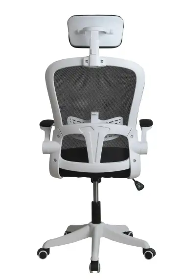 Кресло офисное Gramber С02 Сетка черная/Ткань черная/Белый