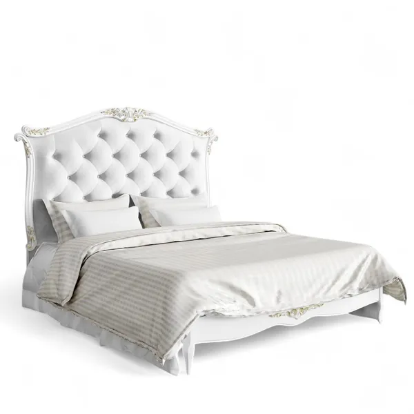 Кровать с мягким изголовьем 160*200