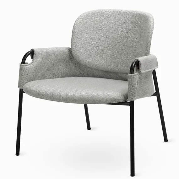 Лаунж-кресло Lok, серое