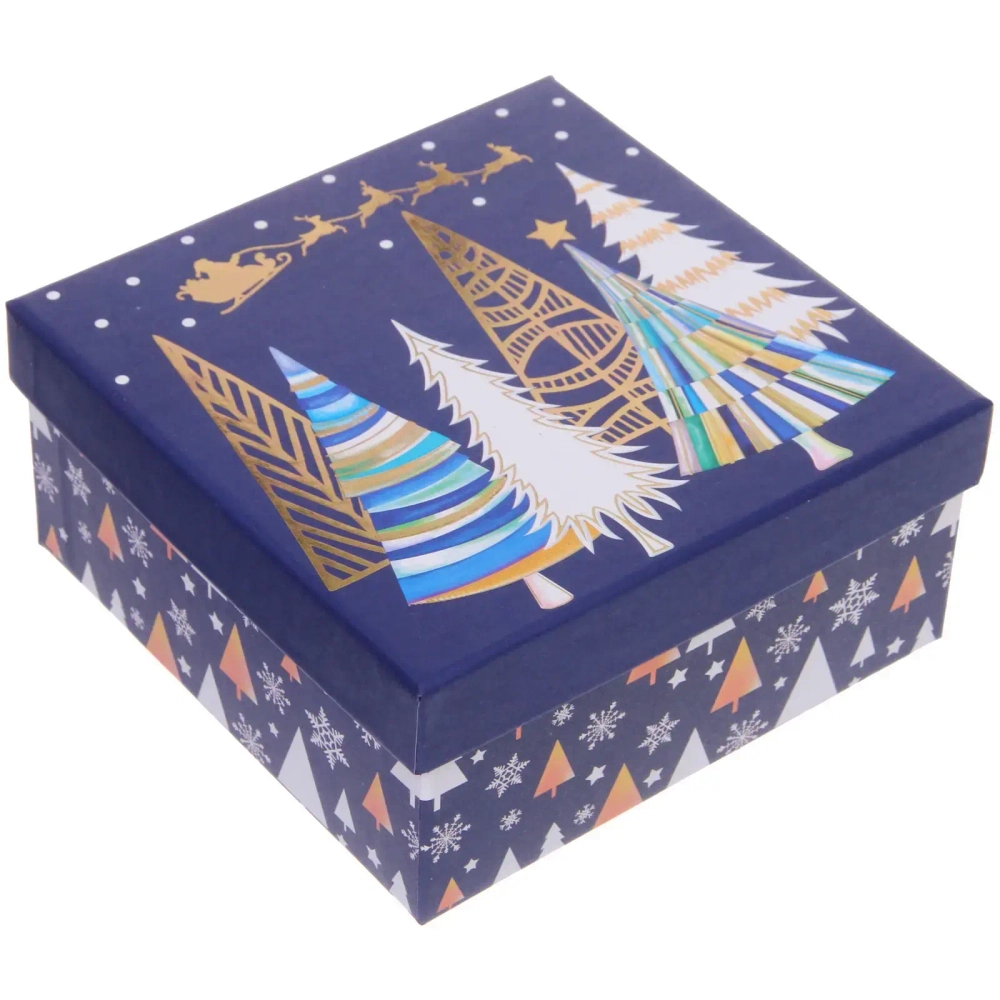 Коробка подарочная «Зимнее очарование» 18*18*8,5 см