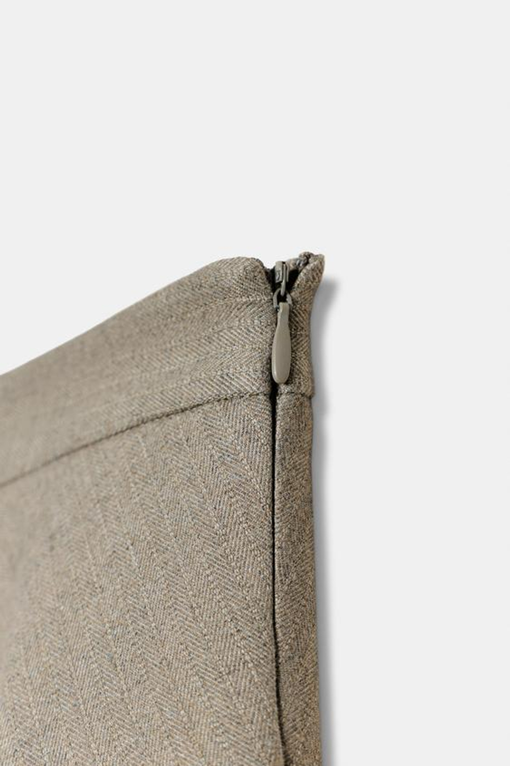 ZARA ШИРОКАЯ ЮБКА В ЕЛОЧКУ — ZW COLLECTION, БЕЖЕВЫЙ МЕЛАНЖ