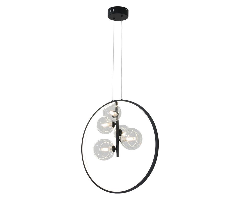 Люстра Иона черный d50 h150 G9 5*5W (4000K) (Led лампы в комплекте 4000К)