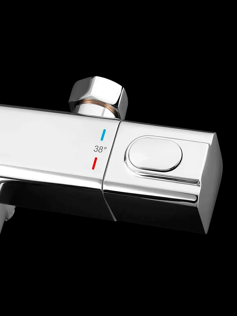 Душевая стойка с термостатом и тропическим душем G2491