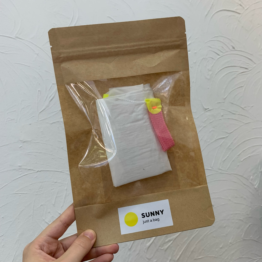 шопер Sunny, розовый с розовой петлей (2)