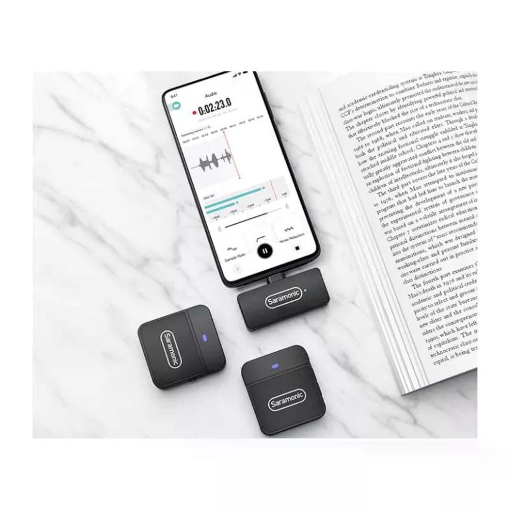 Saramonic Blink100 B6 (TX+TX+RXUC) Радиосистема 2,4Ггц приемник + 2 передатчика, разъем Type-C