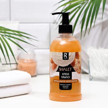 Жидкое крем-мыло Shalet питательное "Миндальное мороженое", 500 мл 7336596