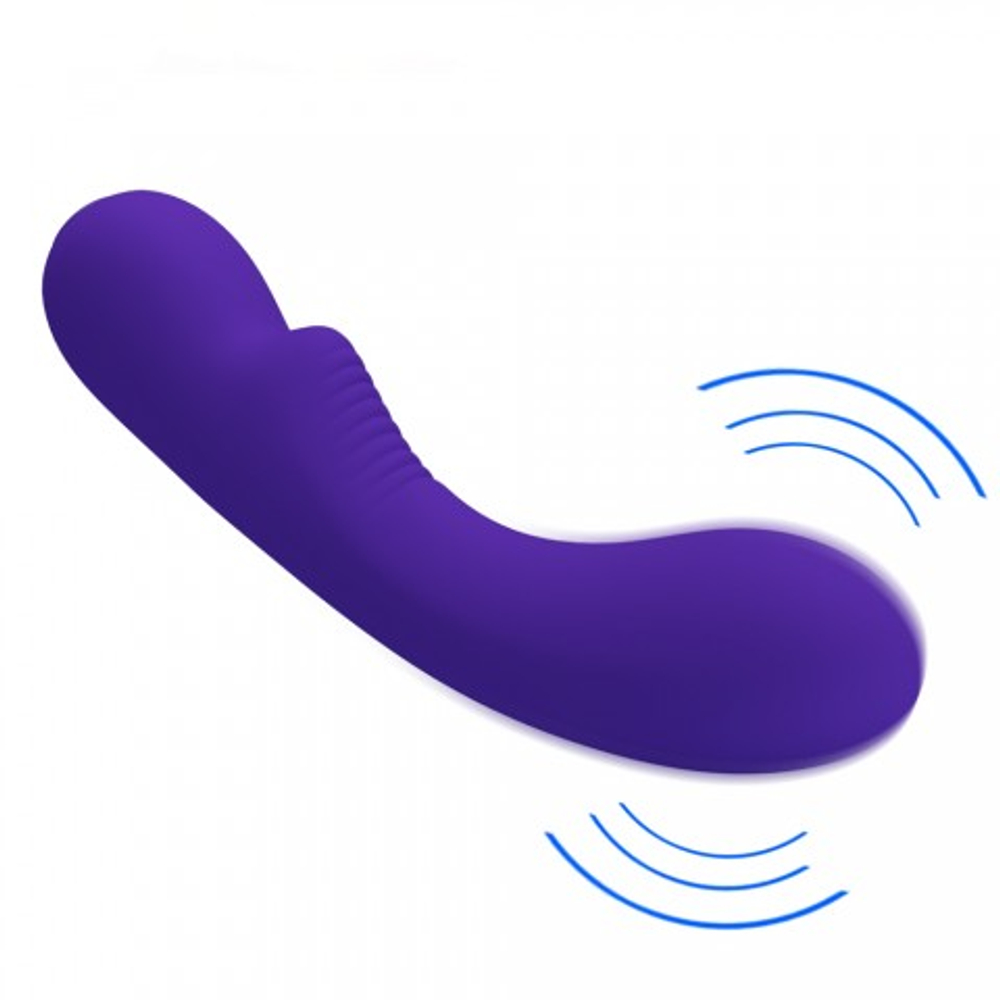 Вибратор Matt Super Soft (19 см) синий