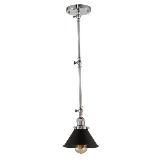 Подвесной светильник Lumina Deco Gubi LDP B005 CHR+BK