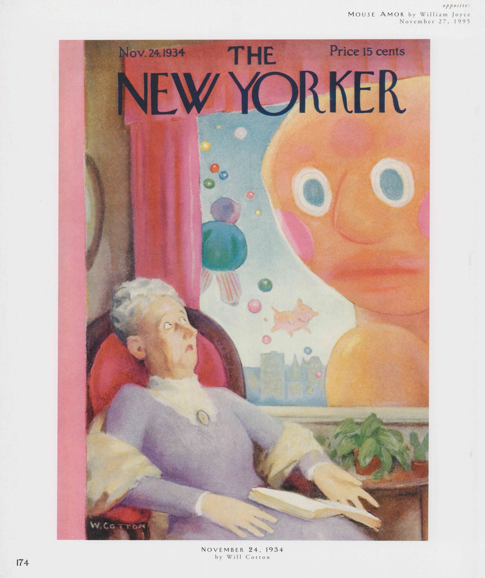 Постер журнала The New Yorker 24-11-1934, односторонний