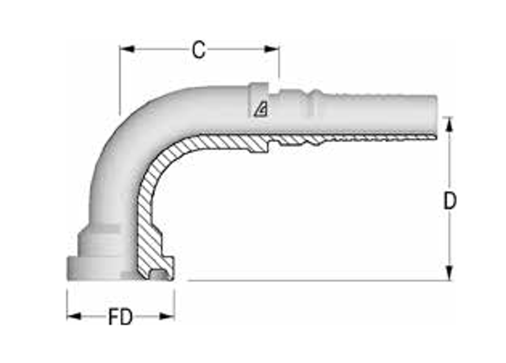 Фитинг DN 25 SFL 1 (90) Interlock